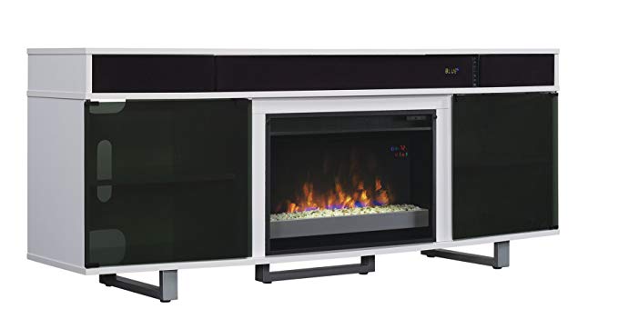 ClassicFlame 26MMS9626-NW145 Enterprise TV Stand with Speakers for TVs up to 80