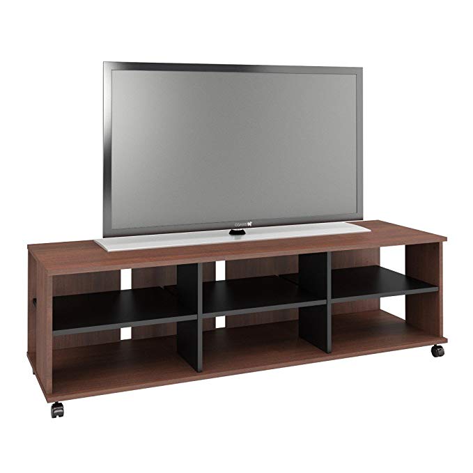 Nexera 103632 Jasper TV Stand, 60-inch, Moka & Black