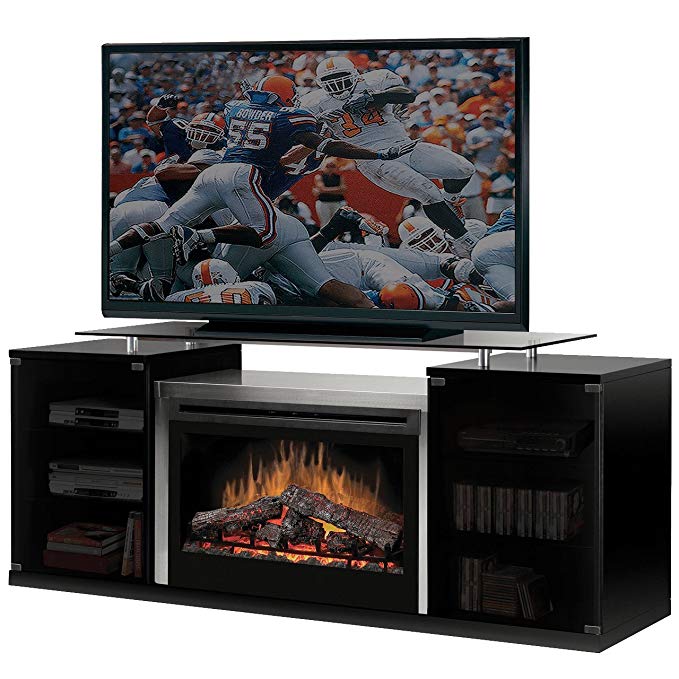 DIMPLEX Marana Media Console Log Electric Fireplace Black/1500