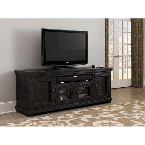 Progressive Furniture Willow Distressed Black 74