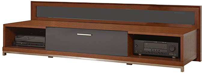 Plateau VALENCIA 79 W Wood TV Stand, 79-Inch, Walnut Finish