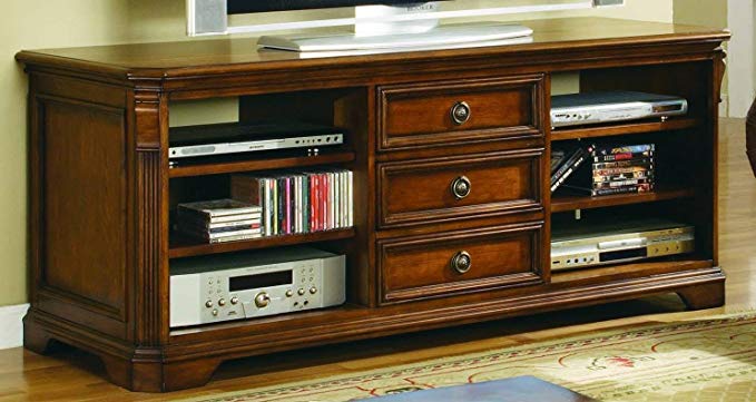 Hooker Furniture 281-55-458 Brookhaven 64'' TV Console, Medium Wood