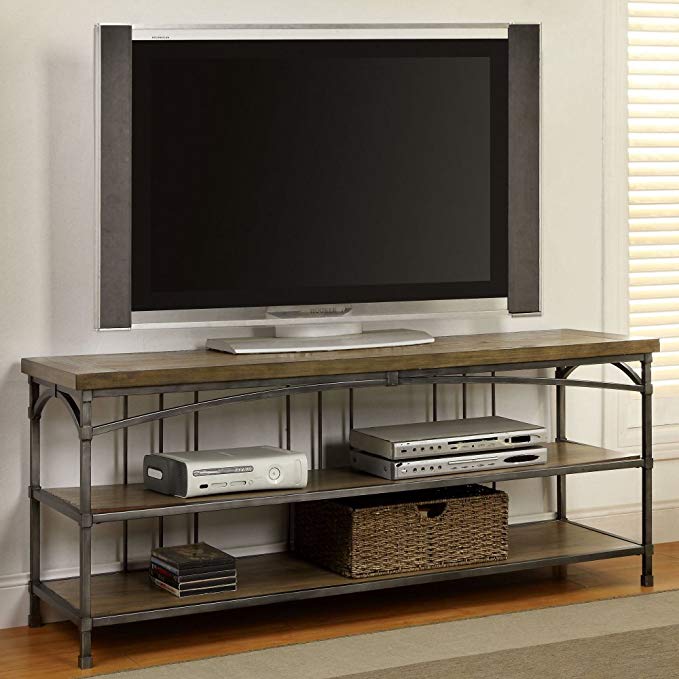 Furniture of America Genoa Industrial 60 in. TV Console