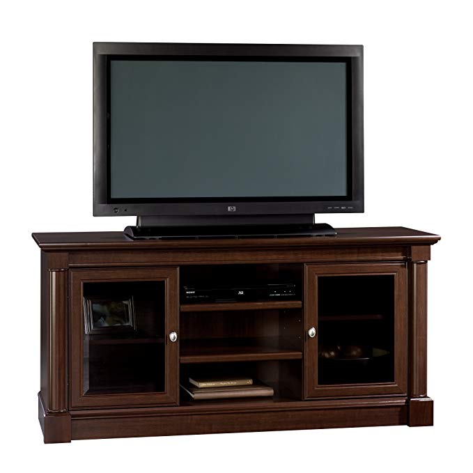 Sauder Palladia Entertainment Credenza, Select Cherry