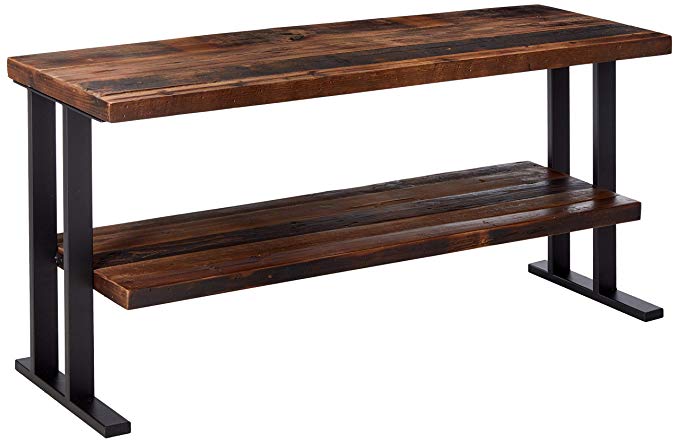 Belmont Home 50 inch Natural Finish 2 Shelf TV Stand