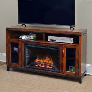 Comfort Smart Harper Infrared Electric Fireplace Entertainment Center in Birch - CS-26MM-BIR