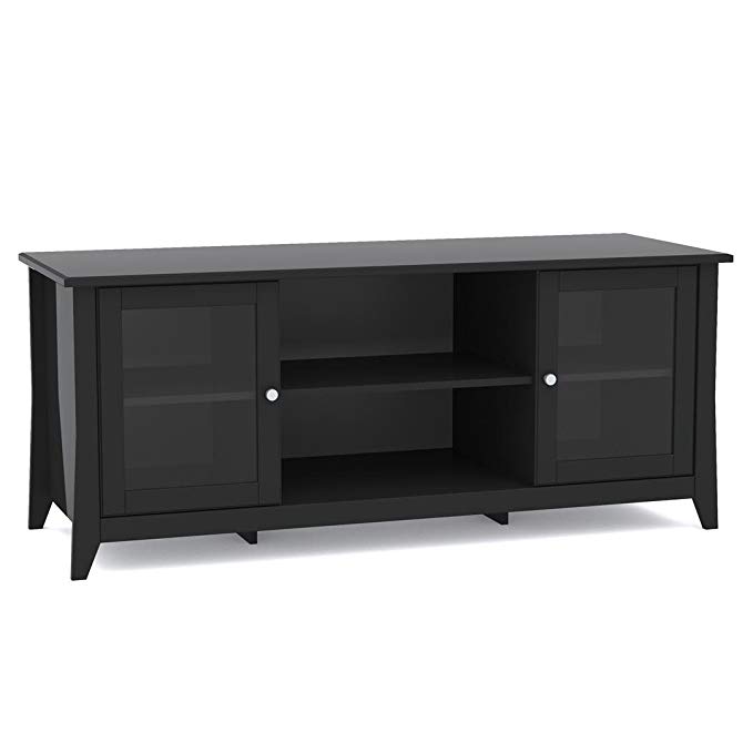 Nexera Tuxedo TV Stand 203106, 58-Inch, Black