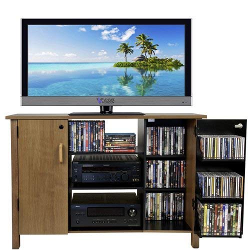 Venture Horizon Multi Media A/V Cabinet- Oak