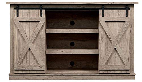 Comfort Smart Wrangler Sliding Barn Door TV Stand, Ashland Pine