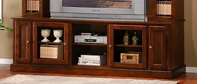 TV Stand in Merlot Oak - Coaster