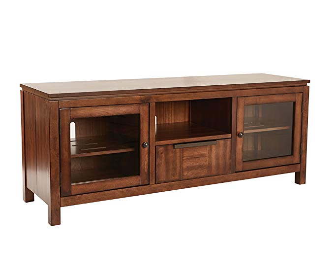 INSPIRED by Bassett BP-BATVCSL-NM Bainbridge Folding TV Console, Nutmeg