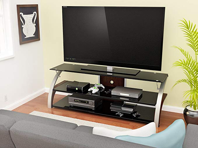 Z-Line Designs Elecktra TV Stand, 55-Inch, Brown