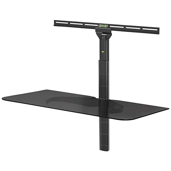 LEVEL MOUNT ELGS Adjustable Glass Component Shelf