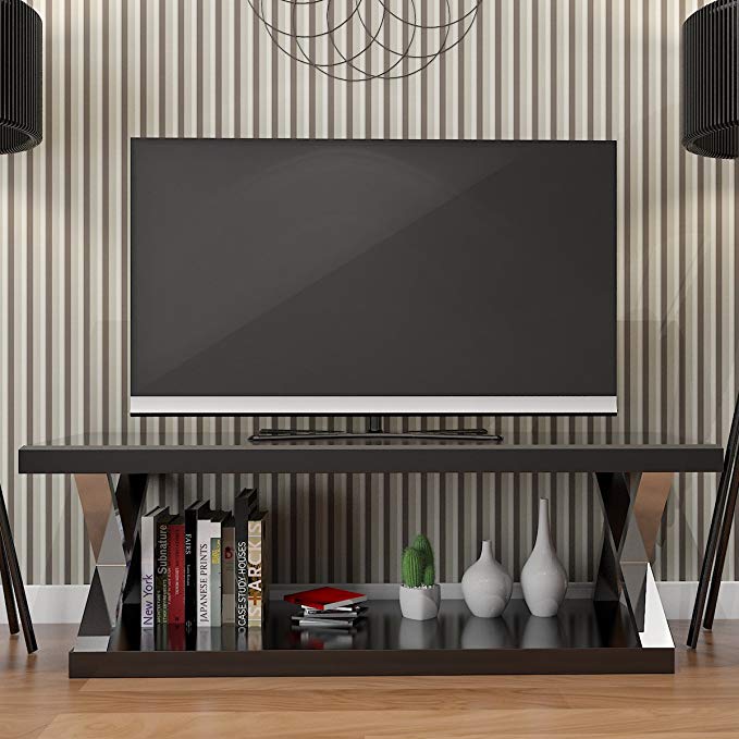 Ryan Rove Hayden Double V Design 60 Inch Modern TV Stand