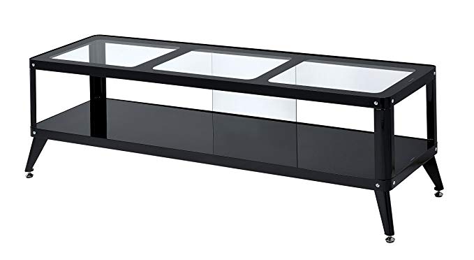 HOMES: Inside + Out IDF-5273BK-TV-72 Essor Metal TV Stand, 72