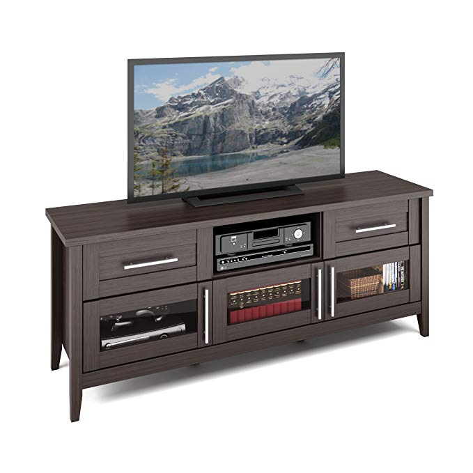 CorLiving TJK-678-B Jackson TV Bench, Modern Wenge Finish