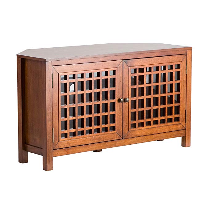 Southern Enterprises, Inc. Narita Corner Media Stand - Walnut