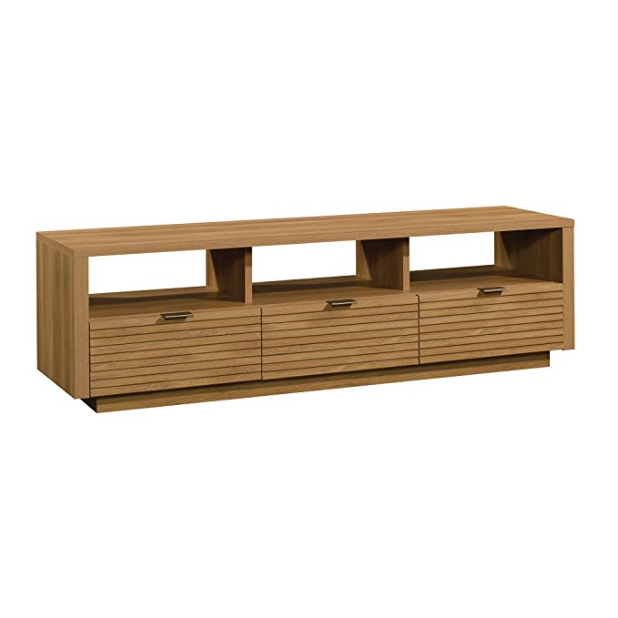 Sauder Harvey Park Entertainment Credenza, Pale Oak