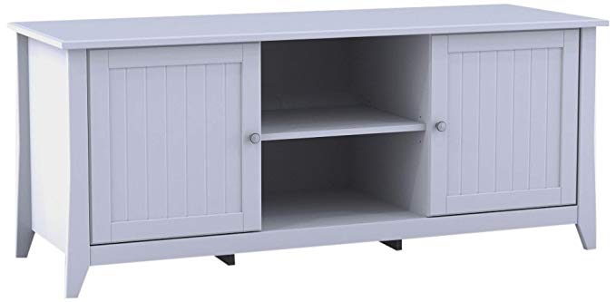 Nexera Vice Versa TV Stand 202103, 58-Inch, White